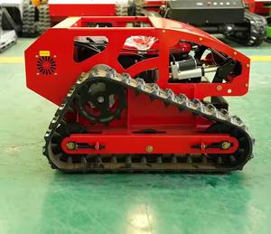 Cortadora de césped con orugas de gran venta: máquina de deshierbe con control remoto para césped agrícola - Product Image 3