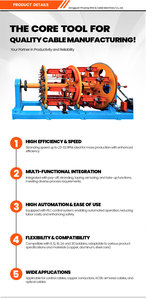 ピンヤンケーブルレイアップマシン座礁機高速機器装甲機ケーブル銅線用ラインを作る - Product Image 5