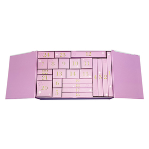 Bán Buôn Cá Nhân Logo In Quà Tặng Rỗng Craft Vòng Cổ Vẻ Đẹp <span class=keywords><strong>Advent</strong></span> Lịch Hộp - Product Image 2