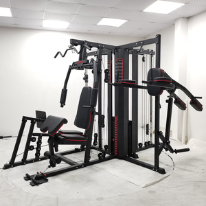 Máquina de Gimnasio Comercial de Lujo de 8 Estaciones, Equipo Multigimnasio Unisex para Ejercicios de Pecho, Hombros, Espalda, Piernas y Brazos, Logotipo Personalizado - Product Image 2