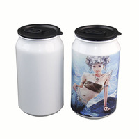Expédition d'usine, personnalisable, gobelet en aluminium à sublimation créative, vierge, revêtu, bricolage, transfert thermique, 350 ml, isolé sous vide