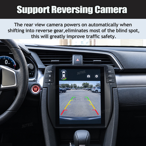 วิทยุติดรถยนต์ขนาด 10.4 นิ้ว ระบบ Android Carplay สำหรับรถยนต์ฮอนด้า ซีวิค ปี 2016-2020 หน้าจอสัมผัส เครื่องเสียงติดรถยนต์พร้อมระบบนำทาง เครื่องเล่นวิดีโอ GPS - Product Image 4