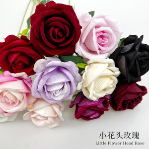 Roses artificielles en soie, fleurs de simulation de 50 cm de haut, décoration de mariage et de maison - Product Image 4