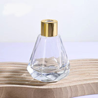 Set Diffuser Botol Kaca Linlang Shanghai - Botol Kosong 150ml untuk Minyak Esensial & Pewangi Rumah