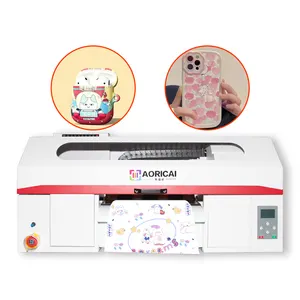 Dtf Printer langsung ke Film desain A3 Xp 600 cetakan adsorpsi 5 sisi Printer Dtf untuk casing ponsel