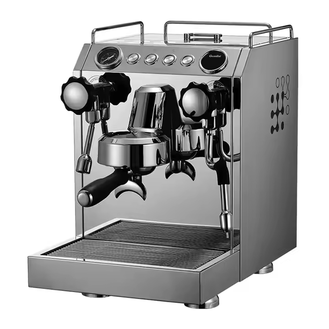 Professional Commercial Stainless Steel Classic E61 Brew Head LED Display Italian Espresso Machine With Paddle