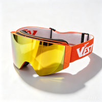 Masque de ski magnétique, remplacement facile des verres, vue large, système de verrouillage latéral, OTG, anti-buée, UV400, masque de neige personnalisé OEM