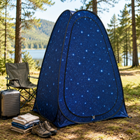Tente de Douche Extérieure Portable Pop-up, Cabine d'Intimité, Abri de Pluie, Cabine de Toilette de Camping, Cabine de Change