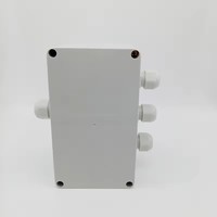 Boîtier de jonction extérieur en plastique étanche à la poussière IP66 158*90*60 avec 12 bornes pour instruments électroniques