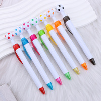 Daily Writing Use <strong>3D</strong> Soccer <strong>Top</strong> Ballpoint <strong>Pen</strong> Multi Option Color Custom Logo <strong>Pen</strong> for Promotional Giveaway