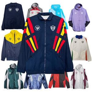 เสื้อแจ็คเก็ตฟุตบอลขายส่ง เสื้อกันลม แห้งเร็ว ชุดวอร์มฟุตบอล แขนยาว ชุดฝึกซ้อม เสื้อแจ็คเก็ตฟุตบอลกันลม - Product Image 5