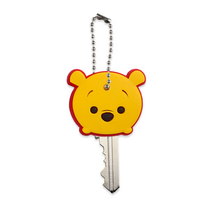 Tùy Chỉnh Động Vật Thỏ Gấu Ếch Phụ Nữ Dễ Thương Vui Món Quà Trẻ Em Dễ Thương Silicone <span class=keywords><strong>Key</strong></span> Mũ Bao Gồm Vòng Chìa Khóa Chủ Biểu Tượng Tùy Chỉnh Cho Cô Gái - Product Image 1