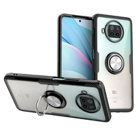 Étuis transparents pour Xiaomi Mi 10T Pro Redmi Note 10 9 9S 9T Pro Max 8 T 8T 7 5 Note10 Coques antichoc avec support d'anneau