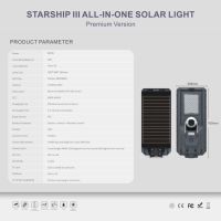 Haute luminosité 800W 1200W MJ solaire tout en un lampadaire caméras de sécurité V380 APP caméra solaire éclairage extérieur