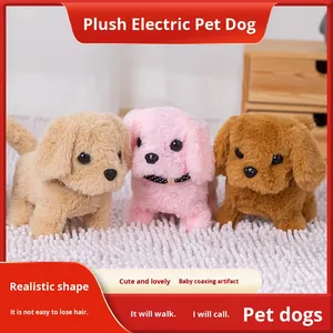 Plush Electric Pet Dog Children's Toy with <strong>Walking</strong> &amp; Barking Realistic Design PP Cotton Filling Soft Plush Electronic Toy - Product Image 6