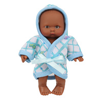 Nouvelle poupée convertible mignonne de 5,5 pouces avec capuche, poupée africaine noire, poupée de jeu pour enfants, poupée Reborn, vente en gros