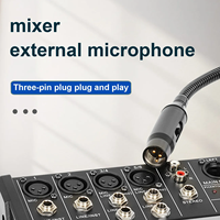 G2 Professional DJ Stage Cardioïde XLR Metal Condenser Gooseneck Microphone Wired for Mixer Connection and Communication