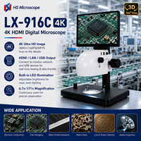 Microscope numérique 4K de 13,3 pouces avec zoom continu 3D, capteur SONY et logiciel de mesure pour la réparation de PCB SMT