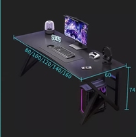 Eenvoudige Moderne Verdikte Multi-Color Computer Bureau Desktop Huis Speeltafel Slaapkamer Eenvoudige Tafel
