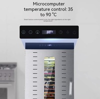 24-bakjes Elektrische Digitale Voedseldroger Grote Capaciteit Commerciële Fruit- & Groente Droogmachine