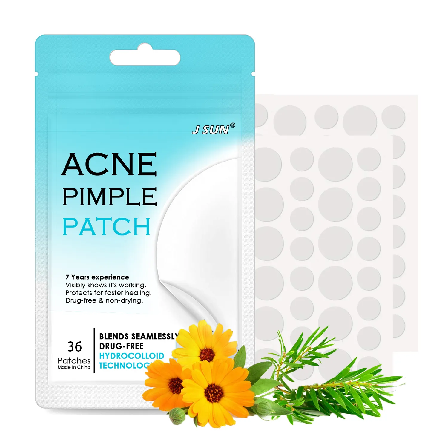 Patch idrocolloide per brufoli Acne per coprire zit e macchie, adesivi Spot per viso e pelle, patch per l'acne