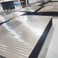 Cache-boudin accordéon pour rail de guidage linéaire Armor pour machine-outil CNC, en acier inoxydable et PVC, haute fiabilité, garantie 2 ans