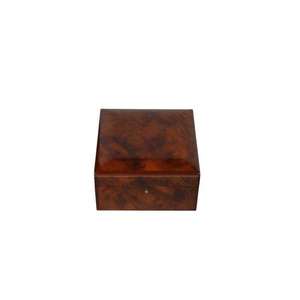DS DSO-1016 Eco-Friendly Wood Square Single Watch <b>Storage</b> Box High Glossy Protective Accessories Exquisite Gift Cheap Price - Product Image 3