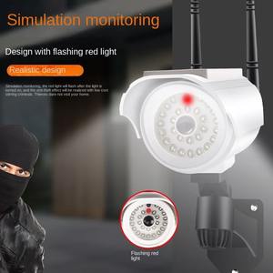 Applique murale solaire LED étanche avec détecteur de mouvement et caméra de surveillance factice pour jardin, porte, allée et escalier - Product Image 2