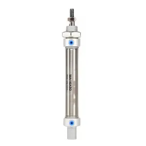 MA Double Action Aluminum Stainless Steel Pneumatic Air Cylinder 100mm Stroke MA MAC