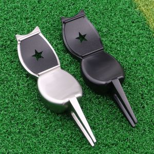 <b>Golf</b> Multi Functional Green Fork With Cigar Holder Magnetic Ball Marker Zinc Alloy Universal Use - Product Image 2