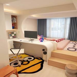 पूरे घर को अनुकूलित आधुनिक शैली लकड़ी के बेडरूम सेट भंडारण पर्यावरण के अनुकूल तमामी बेड के लिए वार्डरोब - Product Image 2