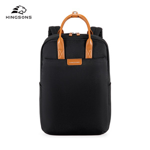 Kingsons Men's <b>Backpack</b> <b>Lightweight</b> Solid Color 20L Interior Zipper Pocket Leisure Travel <b>Backpack</b> With Soft Handle - Product Image 3