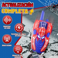 Talkie-walkie sans fil Spider en gros, longue portée, portable avec cordon, pour enfants, camping en plein air, jouet électronique