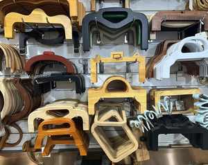 Bán buôn túi Khung móc áo loại gỗ tre xử lý cho Handmade Túi xách DIY Tote Túi xử lý làm - Product Image 2