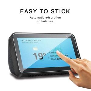 <span class=keywords><strong>La</strong></span> más nueva venta caliente productos para Amazon Echo mostrar 5 Protector de pantalla Anti arañazos de cristal templado de - Product Image 2