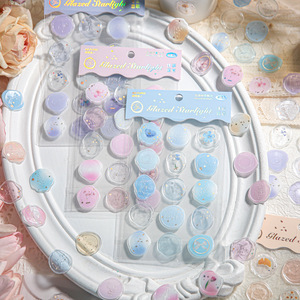 Pegatinas Decorativas LABON Luxury Starlight Seal, Adhesivos 3D con Lámina Dorada Epoxi para Decoración, Scrapbooking, Sellado de Sobres, Manualidades - Product Image 1