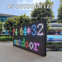 Module d'affichage LED publicitaire extérieur multicolore P4 1/8 scan SMD, durable, luminosité 4500 cd, angle de vision 170°