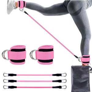 <span class=keywords><strong>Banda</strong></span> de Resistencia con Clip para Tobillo Unisex, Equipo de Fitness Portátil para Ejercicios de Piernas y Glúteos, Entrenamiento para Moldear Piernas - Product Image 3