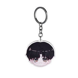 <b>Custom</b> printed anime acrylic <b>keychains</b> with creative K-pop characters acrylic commemorative <b>keychains</b> - Product Image 3