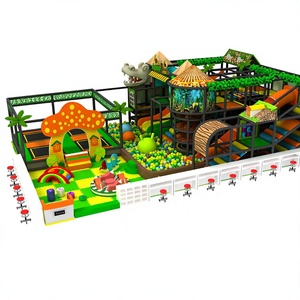 Structure de jeu intérieure durable certifiée EN ASTM pour enfants, idéale pour les garderies, clubs pour enfants et les filles, avec piscine à balles et maison de jeu. - Product Image 3