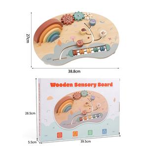 Jouets en bois Montessori Konig Kids, planche d'activités, entraînement de la coordination œil-main, jouets éducatifs pour enfants - Product Image 4