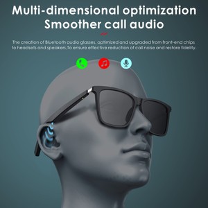 ALOVA Air Conduction Earphone <strong>Glasses</strong> with Speaker Wireless <strong>Bluetooth</strong> Smart Audio Headphone Sunglasses - Product Image 5