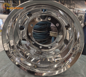 アルミ合金トラックホイール 22.5x9.0 商用車用フロントホイール - Product Image 5