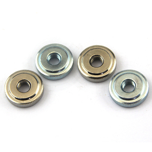 Écrous à serrage manuel galvanisés GB807, nickelés, à tête fine moletée, M3 M4 M5 M6 - Product Image 5