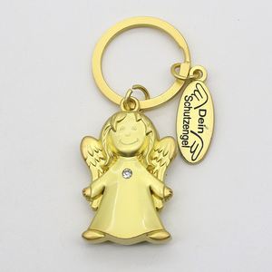 Creative 2D Keychains Metal Zinc Alloy Soft Ename Keychain Custom Excavator Keyring - Product Image 4