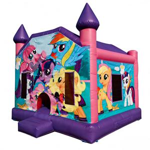 Château gonflable écologique en PVC, capacité supérieure à 500 kg, usage commercial pour les fêtes d'enfants, jeux en plein air - Product Image 4