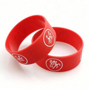 Pulseras de Silicona Personalizadas con Logo de Marca, Brazaletes de Goma de Fábrica, Pulseras con Dijes 2019, Brazaletes Personalizados, Pulseras, Brazaletes Rígidos - Product Image 1