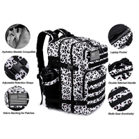 Sac à dos de sport Trailpop en tissu Oxford anti-transpiration, avec sangle pour tapis de yoga, sac de sport fonctionnel pour vestiaire, sac à dos de fitness 45L