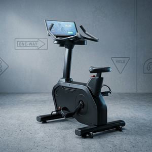 Bicicleta estática vertical magnética para cardio con pantalla LCD, bicicleta estática para interiores, máquina de fitness comercial para gimnasio, equipo aeróbico para el hogar - Product Image 2