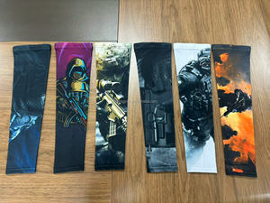 FQ Custom UV-Schutz Kühlung Eis Creamm Arm Ärmel Logo Sublimation Drucken Alle Muster Großhandel Baseball Fußball Ärmel - Product Image 2